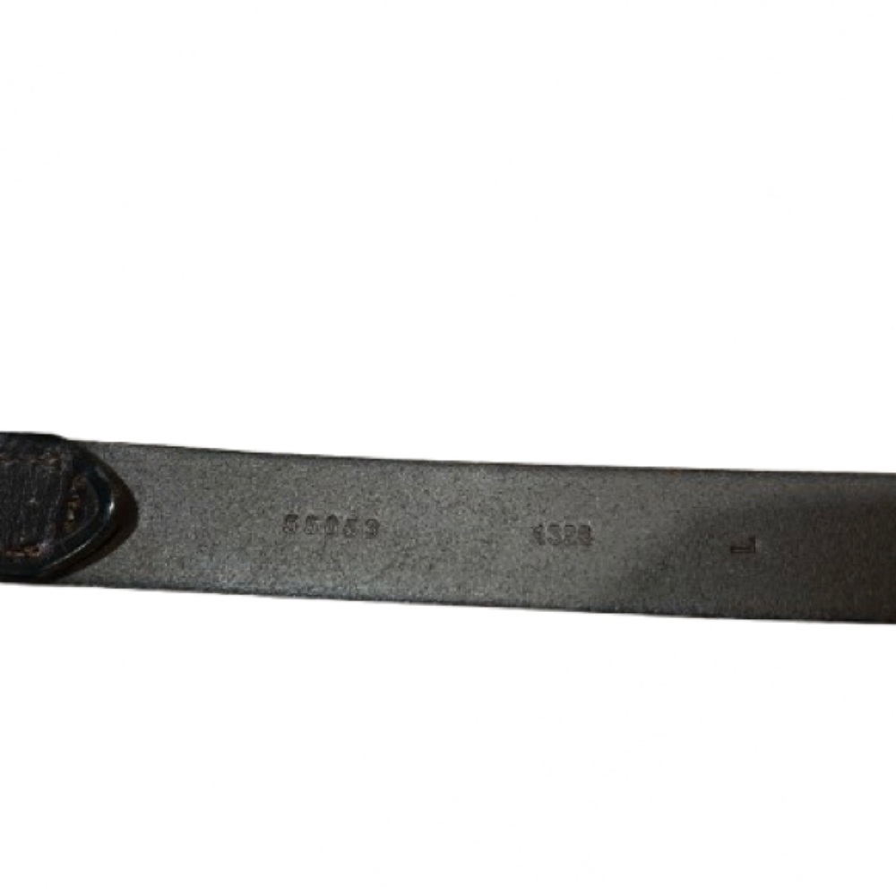 Ralph Lauren Women’s Brown Leather Belt with Gold Accents Size 41” - Picture 7 of 7